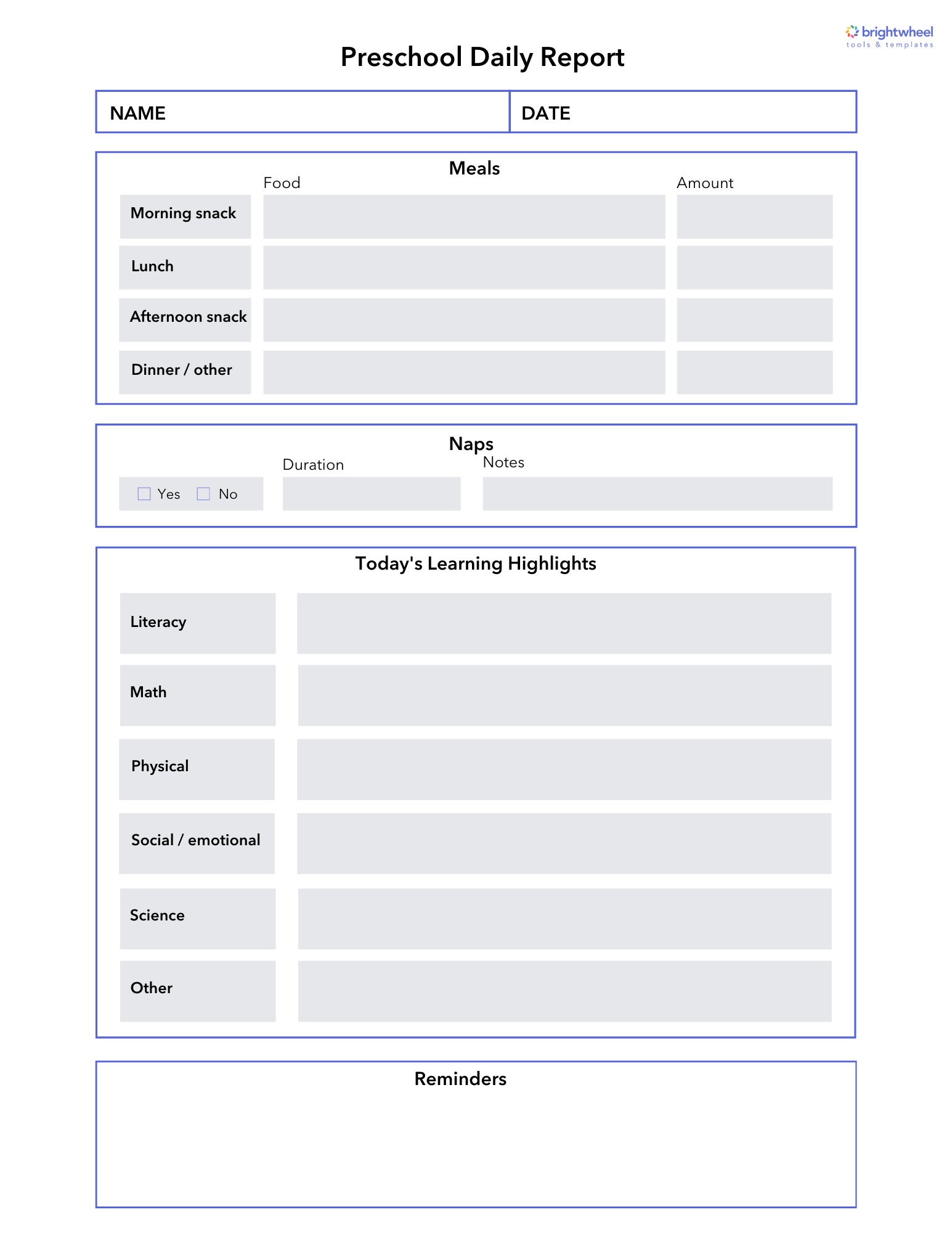 A Complete Guide To Preschool Progress Reports